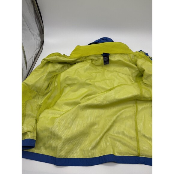 North Face Jacket Boys XL Hyvent Blue Yellow Coat Rain Ski Parka Outdoors Kids - Picture 9 of 16
